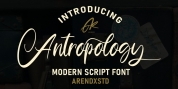 Anthropology font download