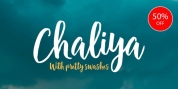 Chaliya Script font download