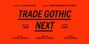 Trade Gothic Next font download