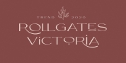Rollgates Victoria font download