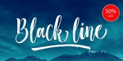 Black Line font download