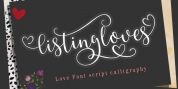 Listingloves font download