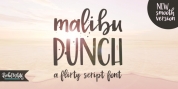 Malibu Punch font download
