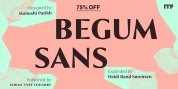 Begum Sans font download