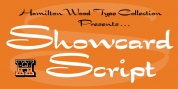 HWT Showcard Script font download