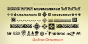 Andron Ornamente font download