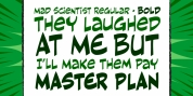 Mad Scientist font download