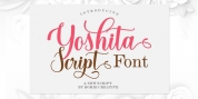 Yosyita Script font download