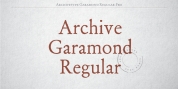 Archive Garamond Pro font download