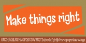 Make Things Right font download