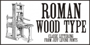 Roman Wood Type JNL font download