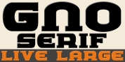Gno Serif font download