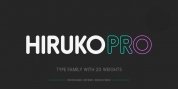 Hiruko Pro font download