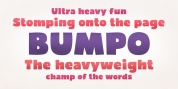 Bumpo font download