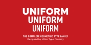Uniform font download