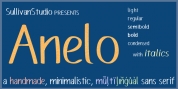 Anelo font download