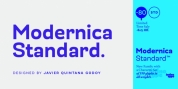 Modernica Standar font download