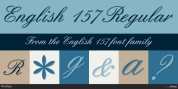 English 157 font download