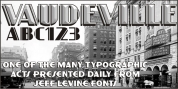 Vaudeville JNL font download