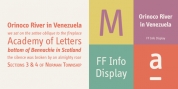 FF Info Display font download