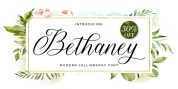 Bethaney Script font download