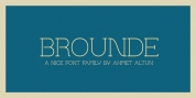 Brounde font download