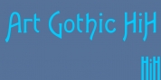 Art Gothic HiH font download