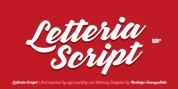 Letteria Script font download