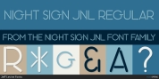 Night Sign JNL font download