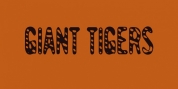 Giant Tigers font download