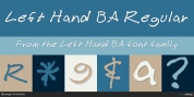 Left Hand BA font download