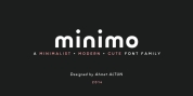 Minimo font download
