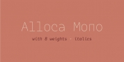 Alloca Mono font download