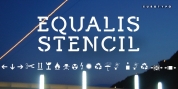 Equalis Stencil font download