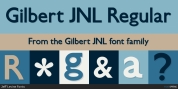Gilbert JNL font download