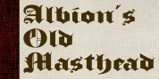 Albion's Old Masthead font download
