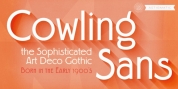 Cowling Sans AOE font download