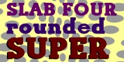 Slab Four Rounded Super font download