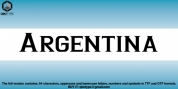Argentina font download