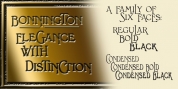 Bonnington font download