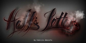 Hell's Letters font download