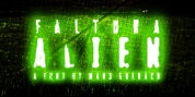 Faltura Alien font download