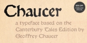 Chaucer font download