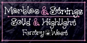 WILD2 Marbles  Strings font download