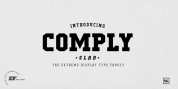 Comply Slab font download
