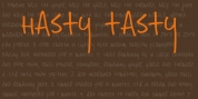 Hasty Tasty font download