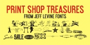Print Shop Treasures JNL font download