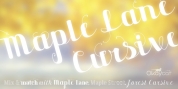 Maple Lane Cursive font download