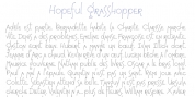 HopefulGrasshopper font download