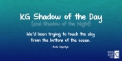 KG Shadow Of The Day font download
